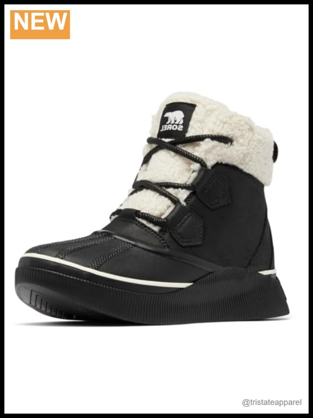 SOREL Ankle Snow Boots Women's Waterproof Leather Lace Up Winter